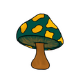 Spotted Mushroom